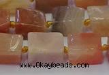 CNG6825 15.5 inches 8*12mm - 10*16mm nuggets sunstone beads