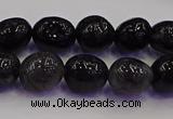 CNG6868 8*12mm - 10*14mm nuggets black rutilated quartz beads