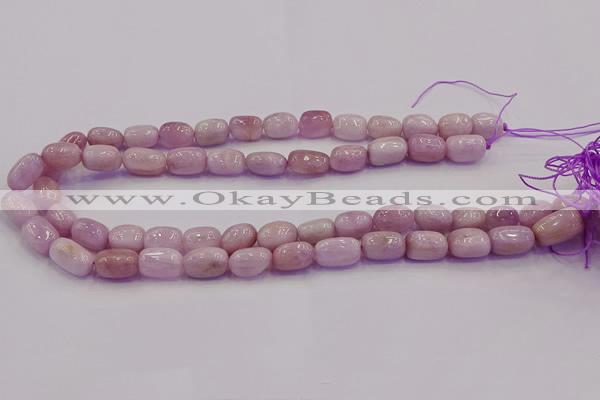 CNG6877 15.5 inches 8*12mm - 10*14mm nuggets pink kunzite beads