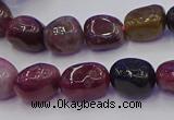 CNG6904 15.5 inches 8*12mm - 10*14mm nuggets tourmaline beads