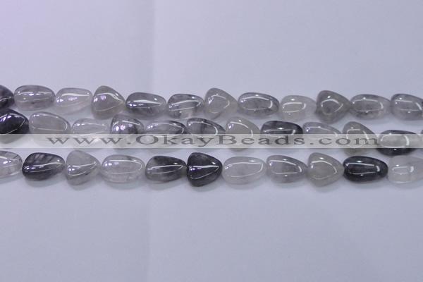 CNG691 15.5 inches 13*18mm - 15*16mm freeform cloudy quartz Beads