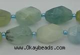 CNG6921 15.5 inches 12*16mm - 13*18mm faceted nuggets aquamarine beads