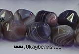 CNG6939 12*16mm - 13*18mm faceted nuggets Botswana agate beads