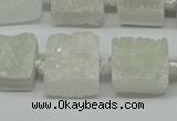 CNG7000 15.5 inches 14mm - 16mm freeform druzy agate beads