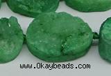 CNG7026 15.5 inches 20*28mm - 25*35mm freeform druzy agate beads