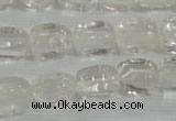 CNG705 15.5 inches 10*14mm nuggets white crystal beads wholesale