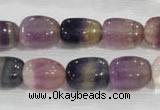 CNG707 15.5 inches 10*14mm nuggets fluorite beads wholesale