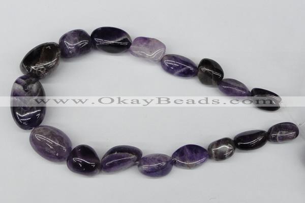 CNG71 15.5 inches 10*16mm - 25*35mm nuggets amethyst gemstone beads