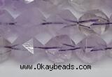 CNG7218 15.5 inches 12mm faceted nuggets amethyst beads wholesale