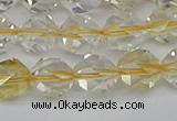 CNG7231 15.5 inches 8mm faceted nuggets citrine gemstone beads