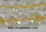 CNG7233 15.5 inches 12mm faceted nuggets citrine gemstone beads