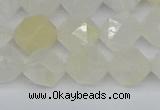 CNG7287 15.5 inches 10mm faceted nuggets white moonstone beads