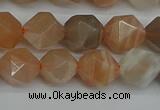 CNG7292 15.5 inches 10mm faceted nuggets moonstone beads