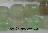 CNG736 15.5 inches 13*18mm nuggets fluorite beads wholesale