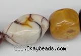 CNG74  15.5 inches 13*18mm - 25*35mm nuggets mookaite gemstone beads