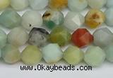 CNG7415 15.5 inches 6mm faceted nuggets amazonite beads