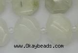 CNG7454 12*16mm - 15*20mm faceted freeform white moonstone beads