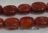 CNG747 15.5 inches 13*18mm nuggets red agate beads wholesale