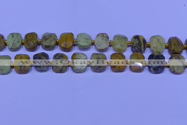 CNG7536 15.5 inches 12*16mm - 15*20mm faceted freeform agate beads