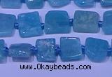 CNG7542 15.5 inches 6*8mm - 10*12mm freeform amazonite beads