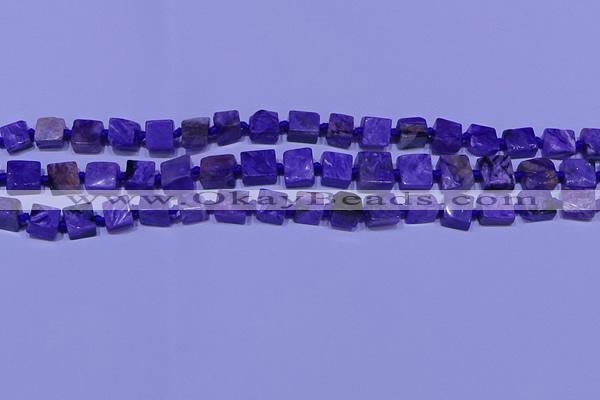 CNG7546 15.5 inches 6*8mm - 10*12mm freeform charoite beads