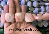 CNG7566 18*25mm - 20*28mm faceted freeform opal gemstone beads