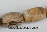 CNG76 15.5 inches 12*18mm - 20*30mm nuggets picture jasper beads