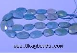 CNG7625 20*30mm - 22*32mm faceted freeform amazonite beads