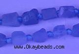 CNG7631 15.5 inches 6*8mm - 8*10mm nuggets aquamarine beads