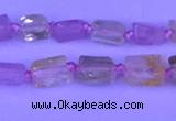 CNG7634 15.5 inches 5*7mm - 8*10mm nuggets mixed quartz beads