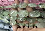 CNG7804 15.5 inches 13*18mm - 18*25mm faceted freeform prehnite beads