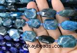 CNG7821 15.5 inches 13*18mm - 18*25mm faceted freeform apatite beads