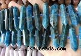 CNG7937 15.5 inches 10*22mm - 12*45mm faceted nuggets apatite beads