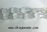 CNG7950 15.5 inches 15*25mm - 20*40mm nuggets white crystal beads