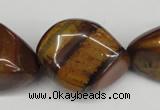 CNG80 15.5 inches 10*15mm - 25*35mm nuggets yellow tiger eye beads