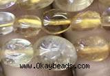 CNG8034 15.5 inches 6*9mm nuggets citrine beads wholesale