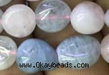 CNG8037 15.5 inches 8*10mm nuggets morganite beads wholesale