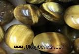 CNG8048 15.5 inches 8*10mm nuggets yellow tiger eye beads