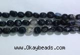 CNG8126 15.5 inches 8*12mm nuggets agate beads wholesale