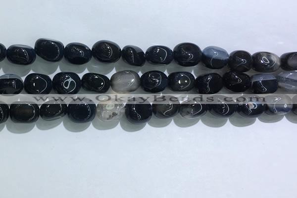 CNG8126 15.5 inches 8*12mm nuggets agate beads wholesale