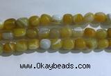 CNG8131 15.5 inches 8*12mm nuggets striped agate beads wholesale