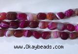 CNG8133 15.5 inches 8*12mm nuggets striped agate beads wholesale