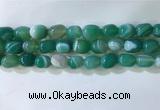 CNG8137 15.5 inches 8*12mm nuggets striped agate beads wholesale