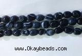 CNG8144 15.5 inches 8*12mm nuggets striped agate beads wholesale