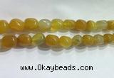 CNG8150 15.5 inches 10*14mm nuggets agate beads wholesale