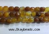 CNG8151 15.5 inches 10*14mm nuggets agate beads wholesale