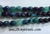 CNG8162 15.5 inches 10*14mm nuggets agate beads wholesale