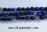 CNG8189 15.5 inches 10*14mm nuggets striped agate beads wholesale