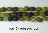 CNG8217 15.5 inches 12*16mm nuggets agate beads wholesale