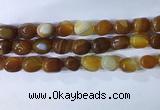 CNG8226 15.5 inches 12*16mm nuggets striped agate beads wholesale